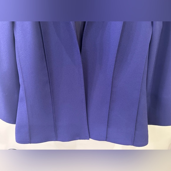 Jessica Howard 2 Piece Blazer Dress Set Size 4 Petite Sheath Dress Jacket Purple - Picture 11 of 16